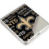 NFL New Orleans Saints Black Blast Galaxy Z Flip3 5G Skin