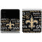 NFL New Orleans Saints Black Blast Galaxy Z Flip4 5G Skin