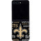 NFL New Orleans Saints Black Blast Galaxy Z Flip5 5G Skin