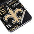 NFL New Orleans Saints Black Blast Galaxy Z Flip5 5G Skin