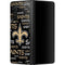 NFL New Orleans Saints Black Blast Galaxy Z Fold3 5G Skin