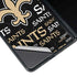 NFL New Orleans Saints Black Blast Galaxy Z Fold4 5G Skin