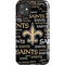 NFL New Orleans Saints Black Blast iPhone 11 Impact Case