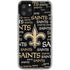 NFL New Orleans Saints Black Blast iPhone 11 Pro Clear Case