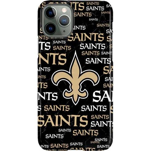 NFL New Orleans Saints Black Blast iPhone 11 Pro Lite Case