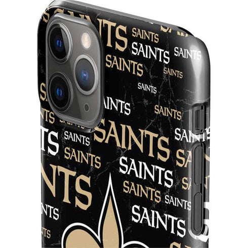 NFL New Orleans Saints Black Blast iPhone 11 Pro Lite Case