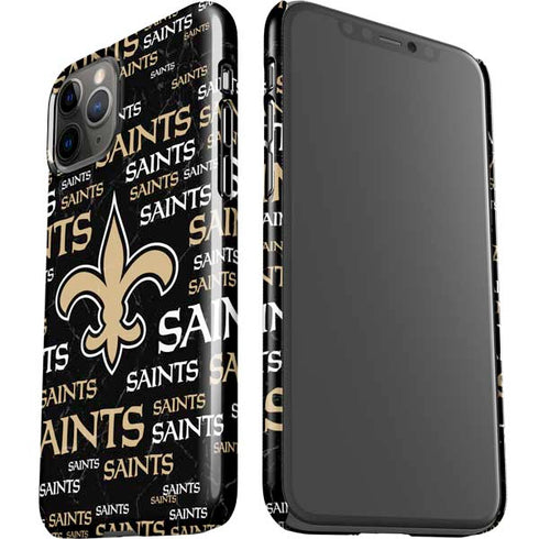 NFL New Orleans Saints Black Blast iPhone 11 Pro Lite Case