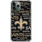 NFL New Orleans Saints Black Blast iPhone 11 Pro Max Clear Case