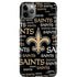 NFL New Orleans Saints Black Blast iPhone 11 Pro Max Lite Case