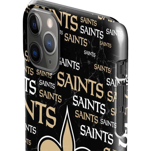 NFL New Orleans Saints Black Blast iPhone 11 Pro Max Lite Case