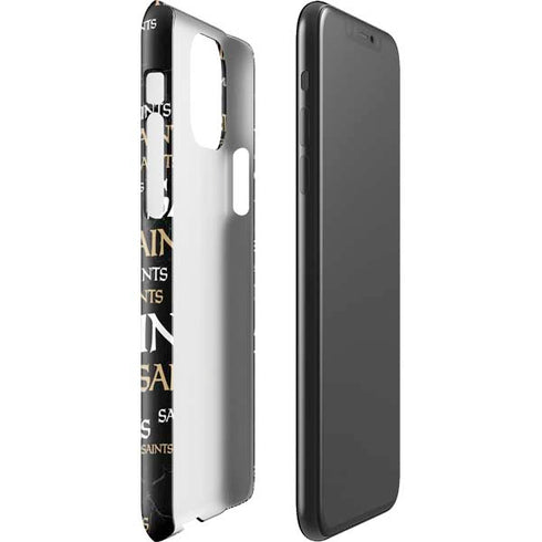 NFL New Orleans Saints Black Blast iPhone 11 Pro Max Lite Case