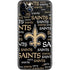NFL New Orleans Saints Black Blast iPhone 11 Pro Skin