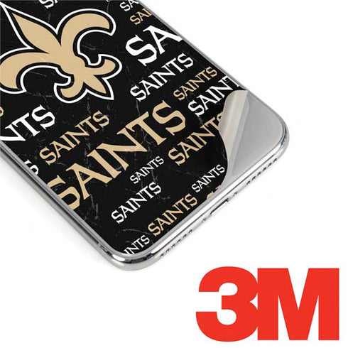 NFL New Orleans Saints Black Blast iPhone 11 Pro Skin