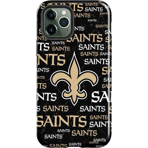 NFL New Orleans Saints Black Blast iPhone 12 Pro Impact Case