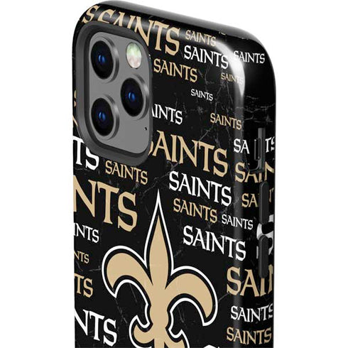 NFL New Orleans Saints Black Blast iPhone 12 Pro Impact Case