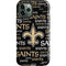 NFL New Orleans Saints Black Blast iPhone 12 Pro Max Impact Case