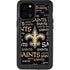 NFL New Orleans Saints Black Blast iPhone 12 Pro Max Waterproof Case