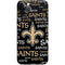 NFL New Orleans Saints Black Blast iPhone 12 Pro Skin