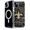NFL New Orleans Saints Black Blast iPhone 13 MagSafe Case