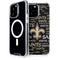 NFL New Orleans Saints Black Blast iPhone 13 Pro Max MagSafe Case