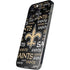 NFL New Orleans Saints Black Blast iPhone 13 Pro Max Skin