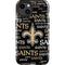 NFL New Orleans Saints Black Blast iPhone 14 Plus Impact Case
