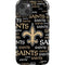 NFL New Orleans Saints Black Blast iPhone 14 Impact Case