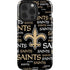NFL New Orleans Saints Black Blast iPhone 15 Pro Impact Case