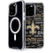 NFL New Orleans Saints Black Blast iPhone 14 Pro MagSafe Case