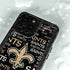 NFL New Orleans Saints Black Blast iPhone 14 Pro Max Waterproof Case