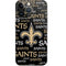 NFL New Orleans Saints Black Blast iPhone 14 Pro Skin