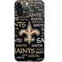 NFL New Orleans Saints Black Blast iPhone 14 Pro Skin