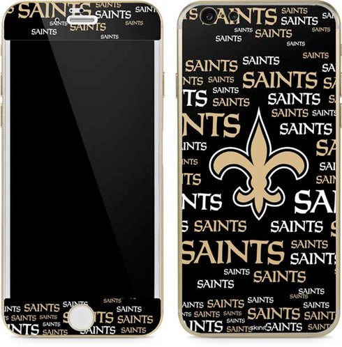 NFL New Orleans Saints Black Blast iPhone 6/6s Skin