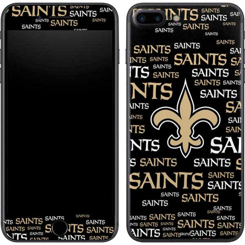 NFL New Orleans Saints Black Blast iPhone 7 Plus Skin
