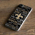 NFL New Orleans Saints Black Blast iPhone 7 Plus Skin