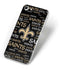 NFL New Orleans Saints Black Blast iPhone 7 Skin