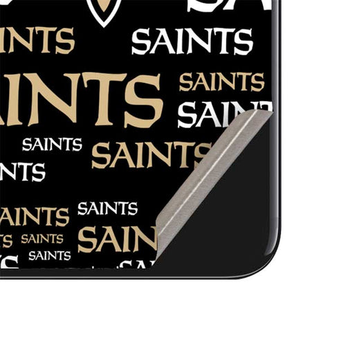 NFL New Orleans Saints Black Blast iPhone SE (2nd & 3rd Gen) Skin