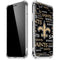 NFL New Orleans Saints Black Blast iPhone X/XS Clear Case