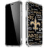 NFL New Orleans Saints Black Blast iPhone X/XS Clear Case