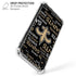 NFL New Orleans Saints Black Blast iPhone X/XS Clear Case