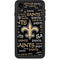 NFL New Orleans Saints Black Blast iPhone XR Waterproof Case
