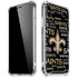 NFL New Orleans Saints Black Blast iPhone XS Max Clear Case