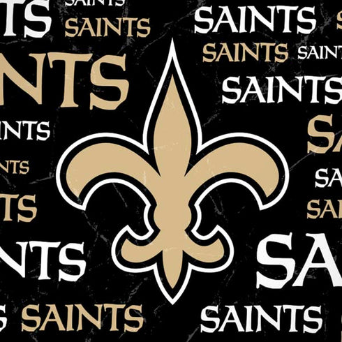 NFL New Orleans Saints Black Blast iPhone XS Skin