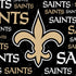 NFL New Orleans Saints Black Blast iPhone XS Skin