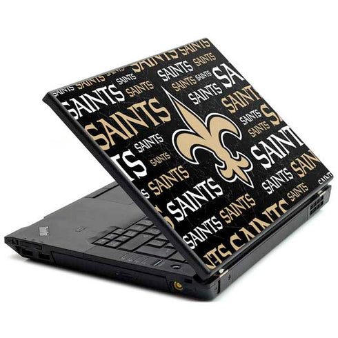 NFL New Orleans Saints Black Blast Lenovo T420 Skin
