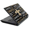 NFL New Orleans Saints Black Blast Lenovo T420 Skin