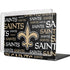 NFL New Orleans Saints Black Blast MacBook Pro 16in (2021-25) Case plus Skin