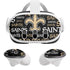 NFL New Orleans Saints Black Blast Meta Quest 3 Skin