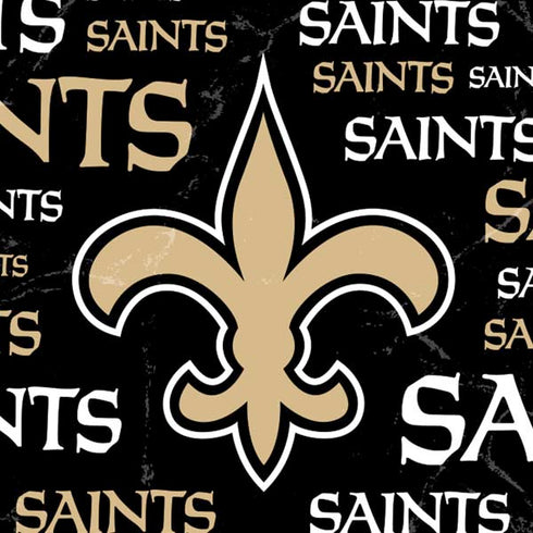 NFL New Orleans Saints Black Blast Moto E5 Play Skin