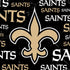 NFL New Orleans Saints Black Blast Moto E5 Play Skin